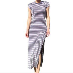 Urban Outfitters Women's Pink and Navy Dress